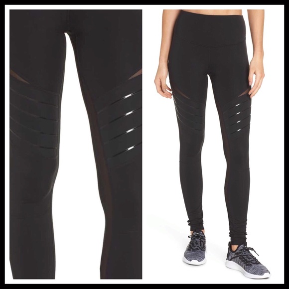 ZELLA BLACK HIGH WAIST LEGGINGS WORKOUT YOGA A2C - Picture 2 of 7